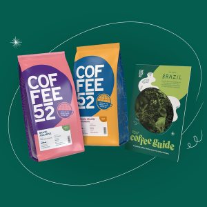 Get 2 x 200g bags free with Coffee52!